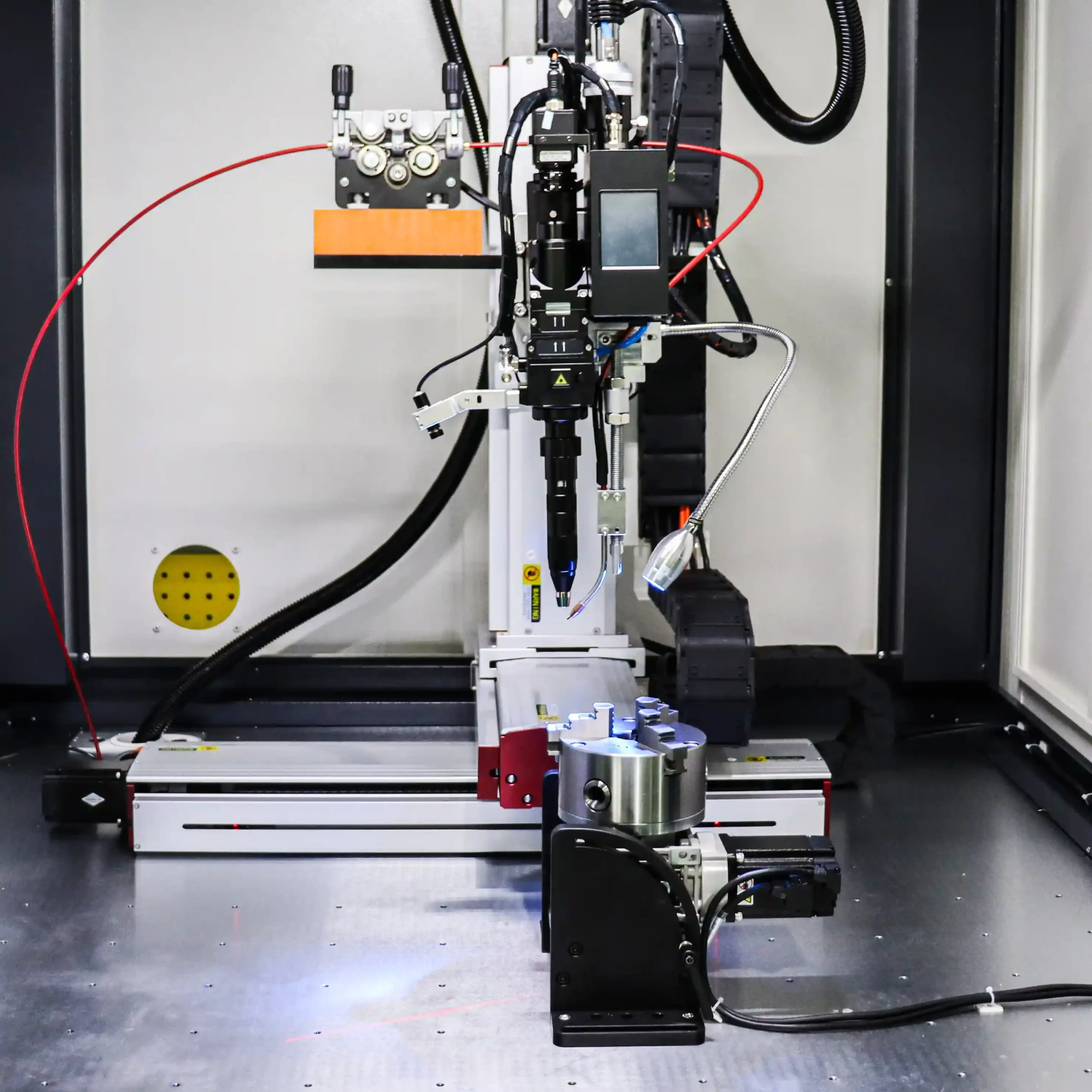 Laser welding head dimensions