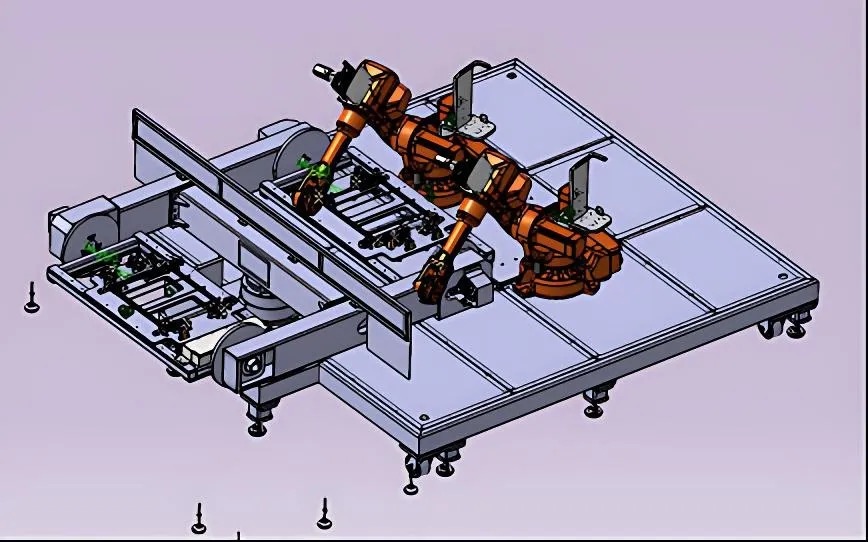 T05 冷凝器及低温散热器组件定制化机器人激光焊接解决方案