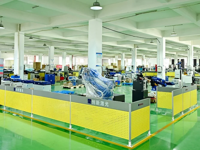 Innovative laser working area