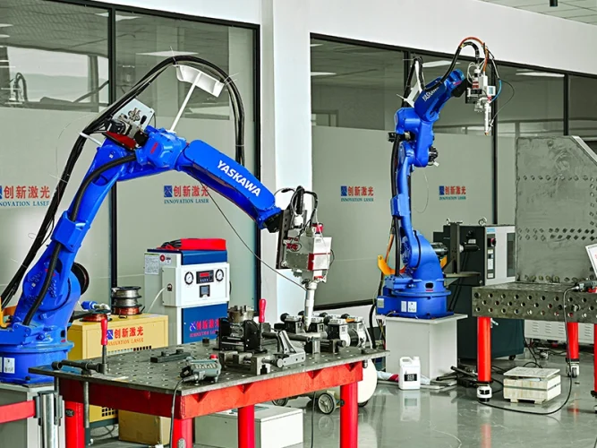 Robotic arm working demonstration